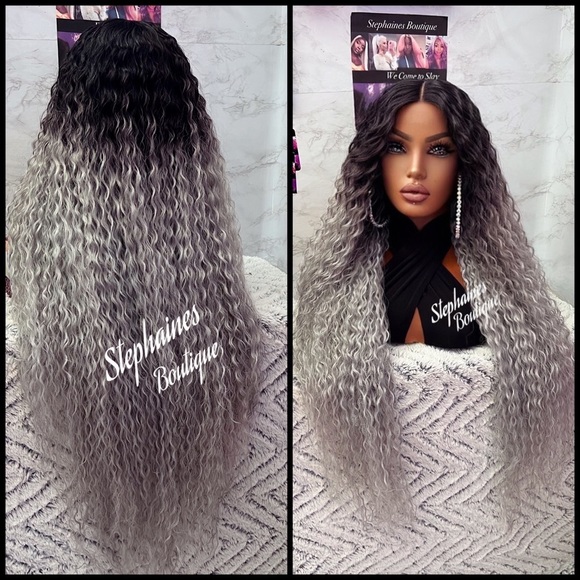 Human Hair Blended Lace Front Wig